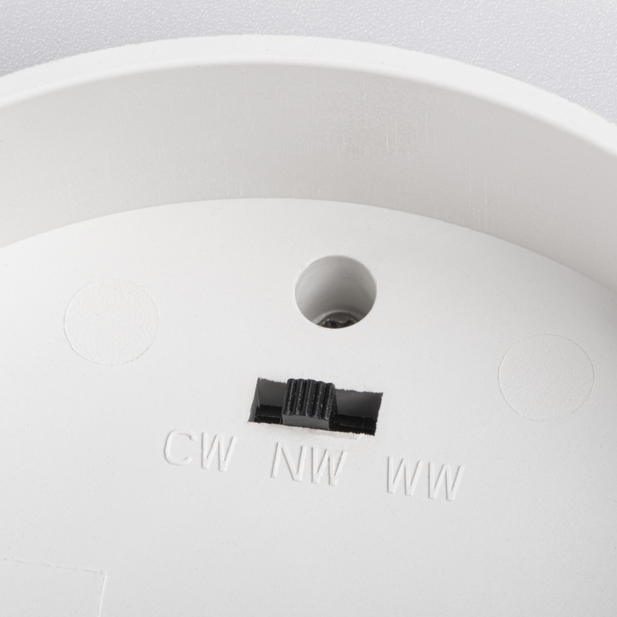 LED punktvalgusti SONOR LED/12W/230V 3000/4000/5700K + LED/1,5W 2200K läbimõõt 14 cm valge