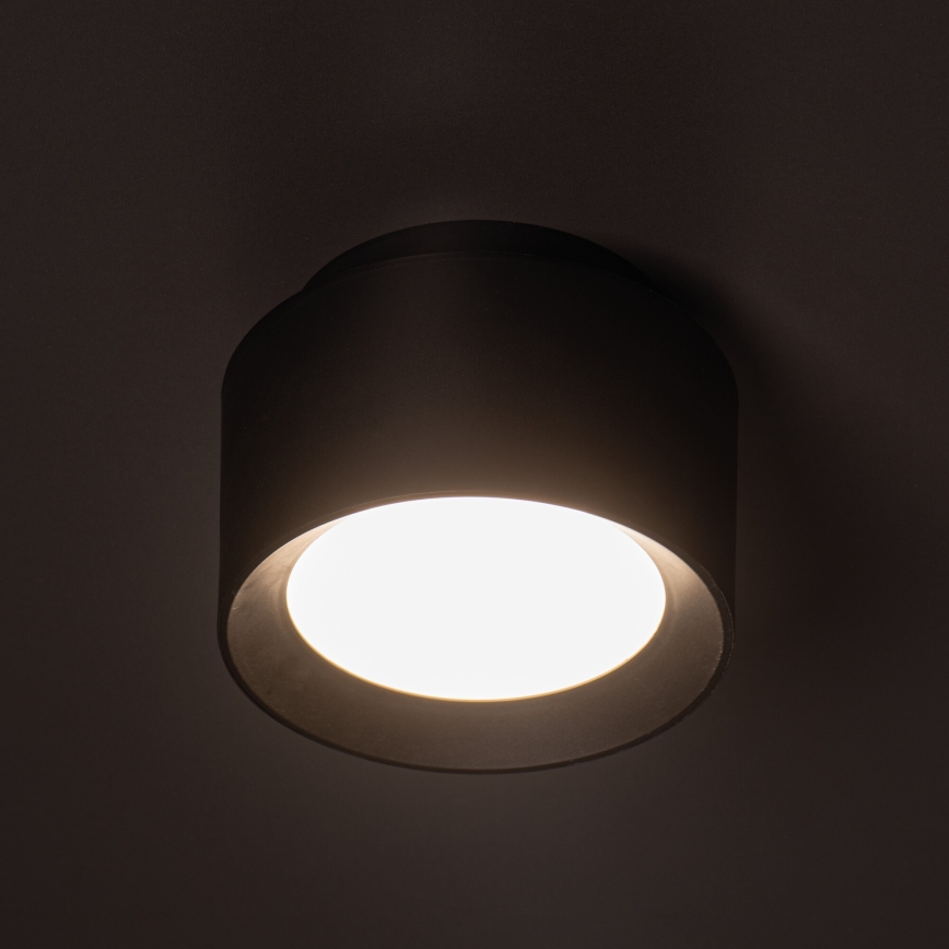 LED suunavalgusti SONOR LED/12W/230V 3000/4000/5700K + LED/1,5W 2200K, läbimõõt 14 cm, must
