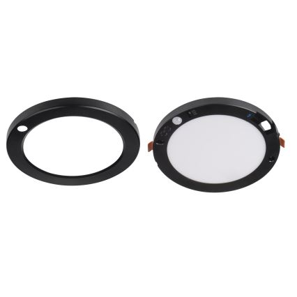 LED Lae-/süvistatav valgusti liikumisanduriga 2in1 ERGA LED/17W/230V 3000/4000/6500K must