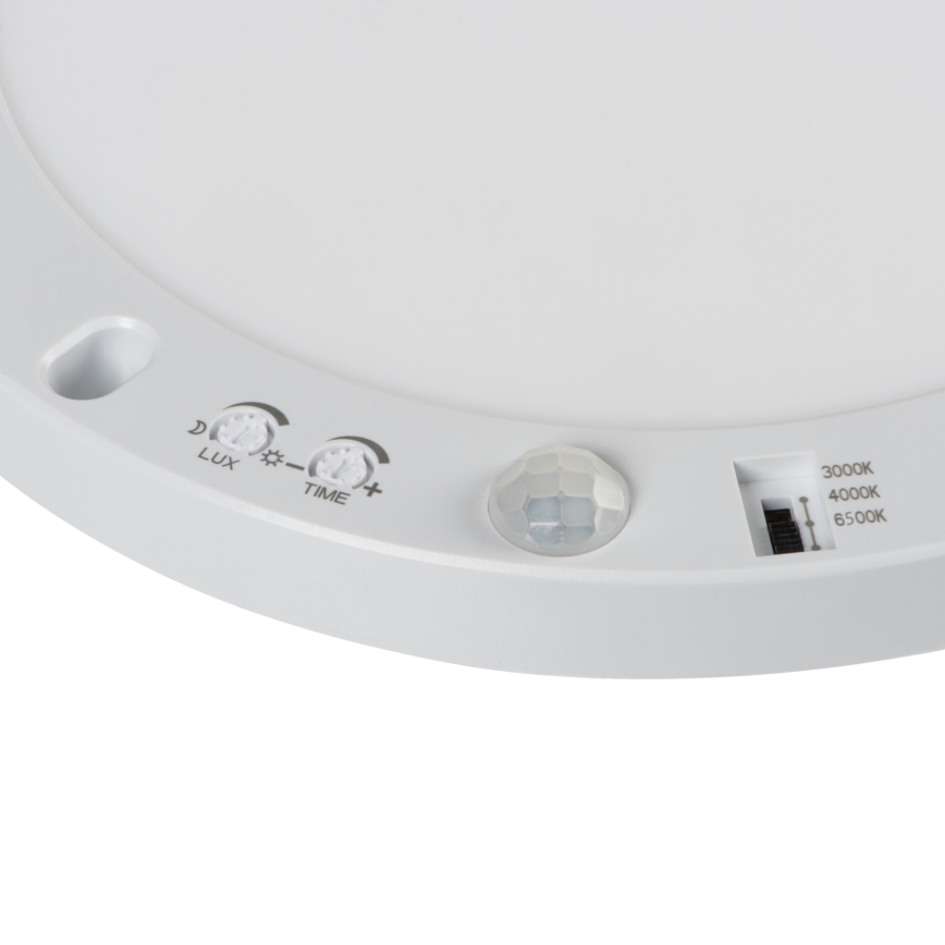 LED Lae-/süvistatav valgusti liikumisanduriga 2in1 ERGA LED/17W/230V 3000/4000/6500K valge