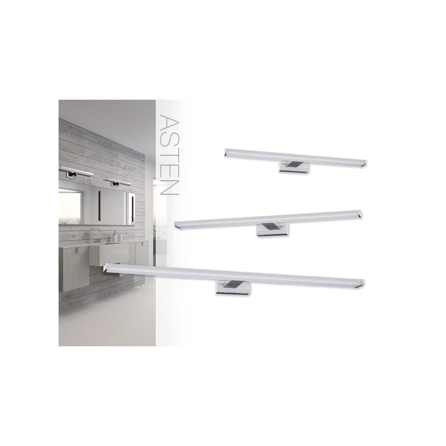 LED Vannitoa peeglivalgustus ASTEN LED/12W/230V IP44 läikiv kroom