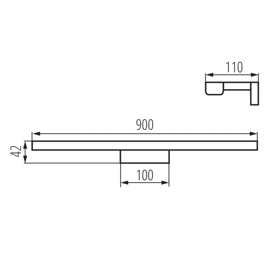 LED Vannitoa peeglivalgusti ASTEN LED/15W/230V IP44 valge