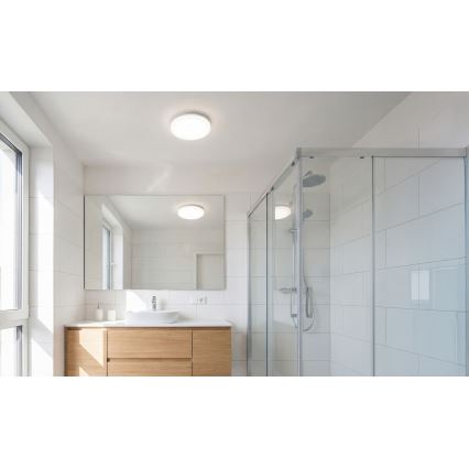 LED laelamp liikumis- ja hämarusanduriga VARSO LED/22/30W/230V 3000/4000/6500K läbimõõt 33 cm IP54