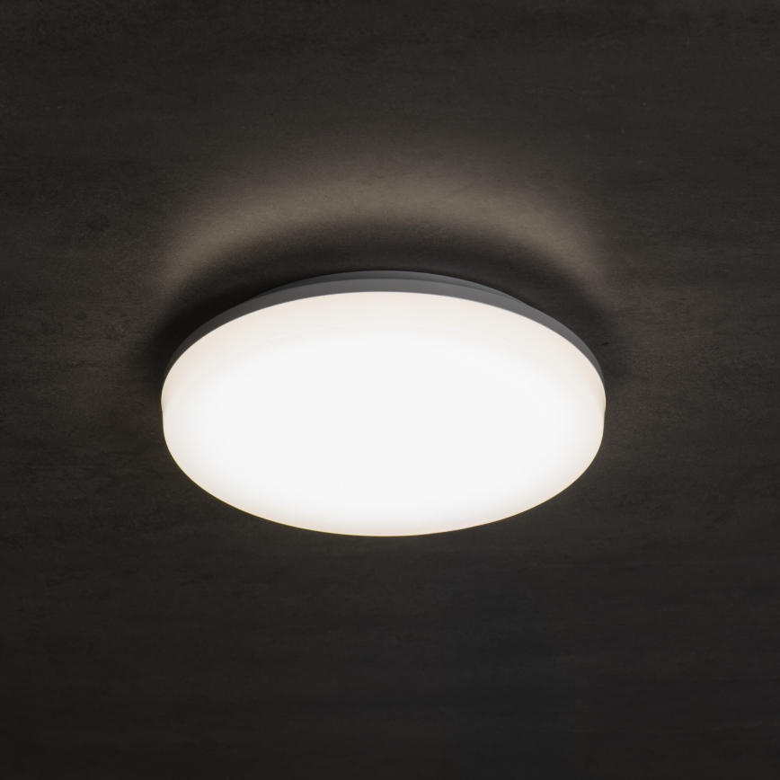 LED laelamp liikumis- ja hämarusanduriga VARSO LED/22/30W/230V 3000/4000/6500K läbimõõt 33 cm IP54