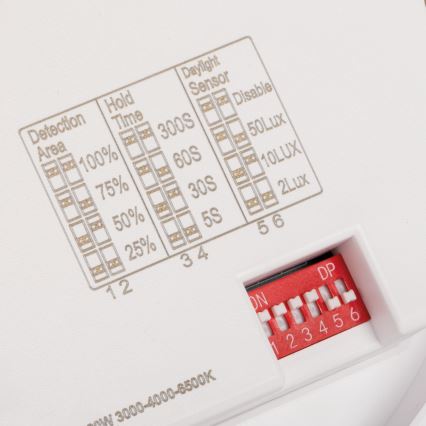 LED laelamp liikumis- ja hämarusanduriga VARSO LED/22/30W/230V 3000/4000/6500K läbimõõt 33 cm IP54