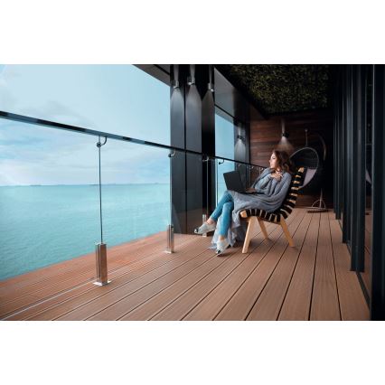 LED-välisseinavalgusti liikumis- ja hämarussensoriga REKA, 7 W, 230 V, IP54, antratsiitne, ümmargune