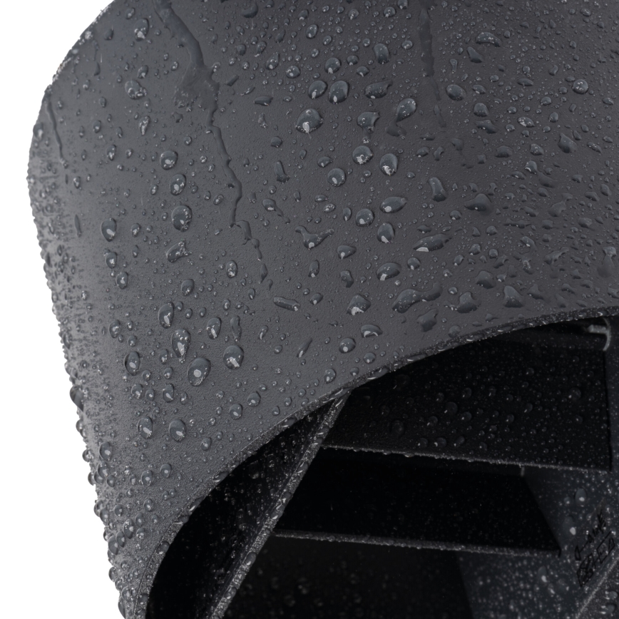 LED-välisseinavalgusti liikumis- ja hämarussensoriga REKA, 7 W, 230 V, IP54, antratsiitne, ümmargune