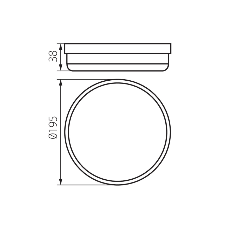LED Laevalgusti vannituppa TOLU LED/18W/230V 4000K IP54 valge