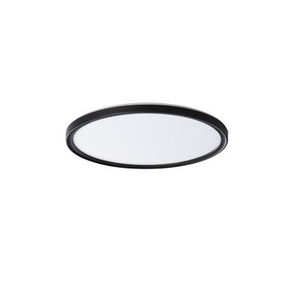 LED Laevalgusti vannituppa AZPO LED/11,8W/230V d. 22,5 cm IP54 must