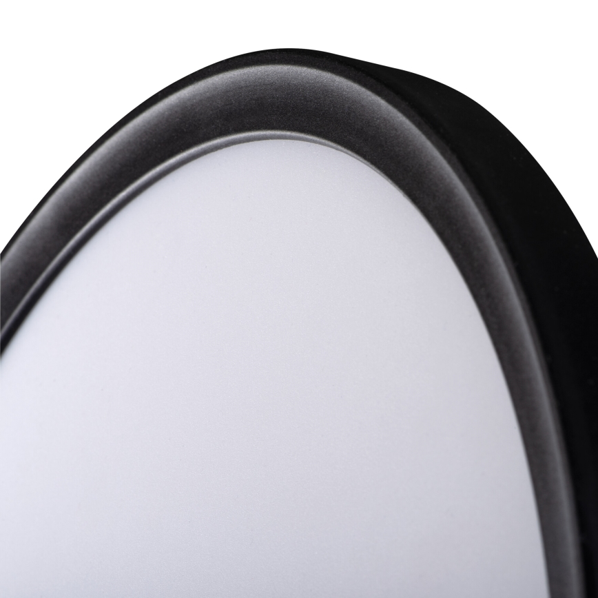 LED Laevalgusti vannituppa AZPO LED/11,8W/230V d. 22,5 cm IP54 must
