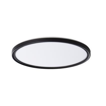 LED Laevalgusti vannituppa AZPO LED/18,5W/230V d. 29 cm IP54 must