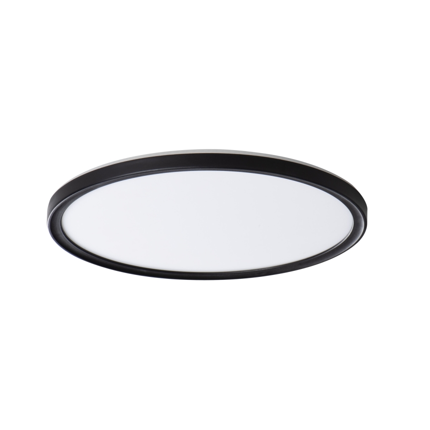 LED Laevalgusti vannituppa AZPO LED/18,5W/230V d. 29 cm IP54 must