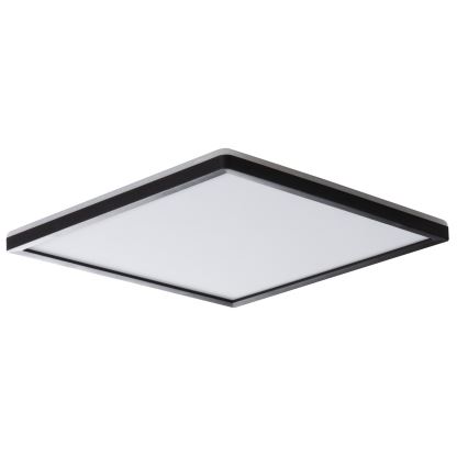 LED Laevalgusti vannituppa AZPO LED/22W/230V 42x42 cm IP54 must