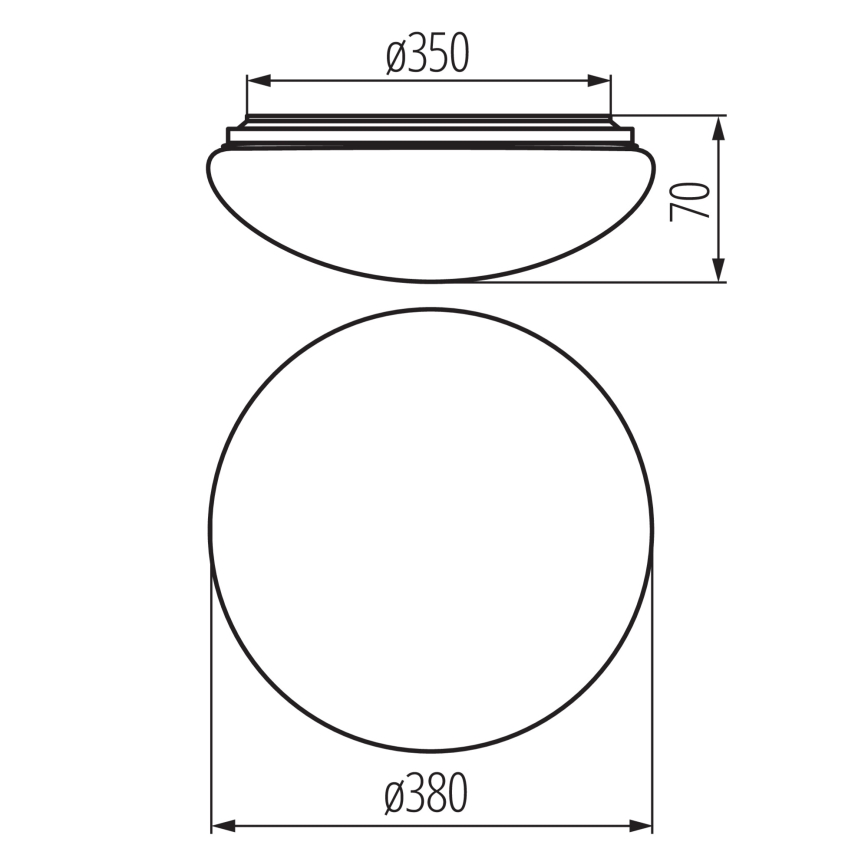 LED vannitoa laelamp CORSO LED/24W/230V 3000/4000/6500K läbimõõt 38 cm IP44