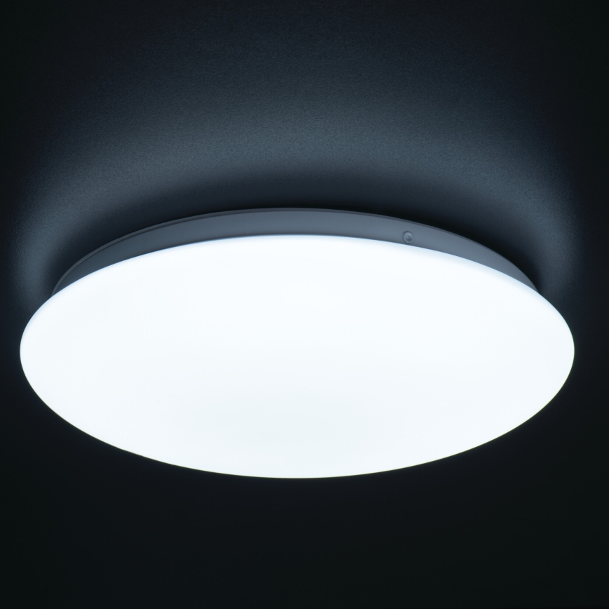 Vannitoa LED-laelamp liikumis- ja hämarusanduriga CORSO LED/12W/230V 3000/4000/6500K pr. 27,8 cm IP44