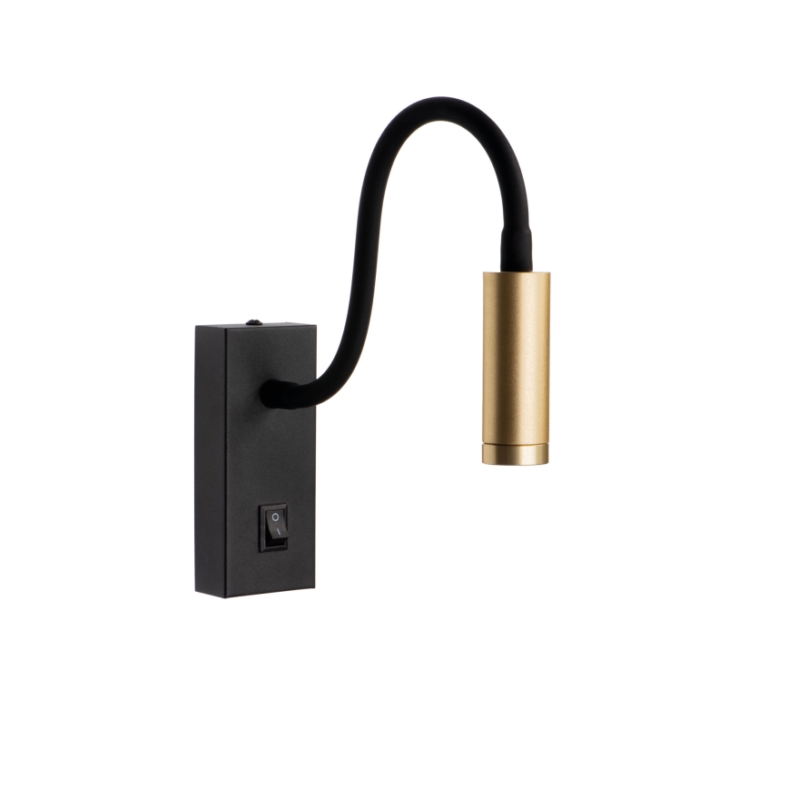 Painduv LED-laualamp TONIL LED/3,3W/230V must/kuldne