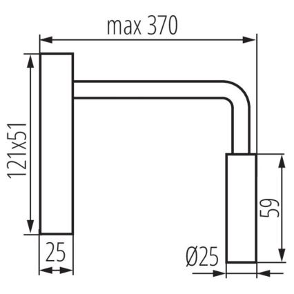 LED Paindlik väike lamp TONIL LED/2,7W/230V valge