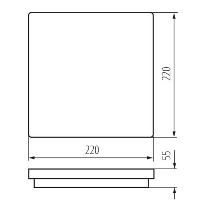 Kanlux 32942 - LED Väli laevalgusti BENO LED/18W/230V 4000K valge IP54