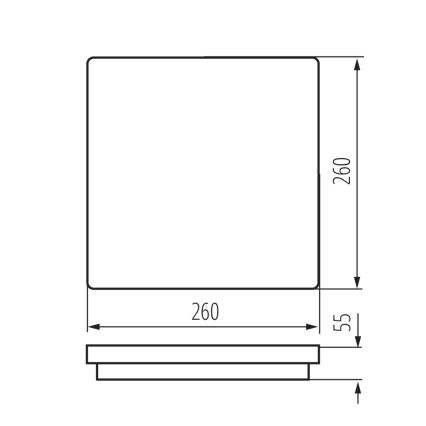 Kanlux 33342 - LED Välivalgusti BENO LED/24W/230V 400K IP54 valge