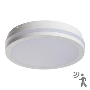 Kanlux 33344 - LED Välivalgusti anduriga BENO LED/24W/230V 4000K IP54 valge