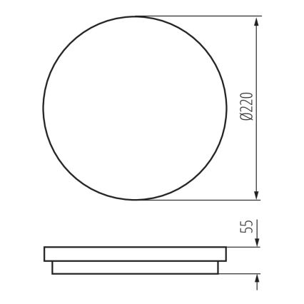 Kanlux 33345 - LED Välivalgusti anduriga BENO LED/24W/230V 4000K IP54 antratsiit