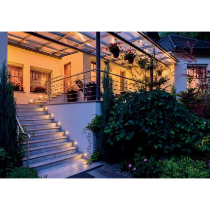 LED Sisseehitatud valgusti GLASI LED/3W/230V 4000K IP44 must