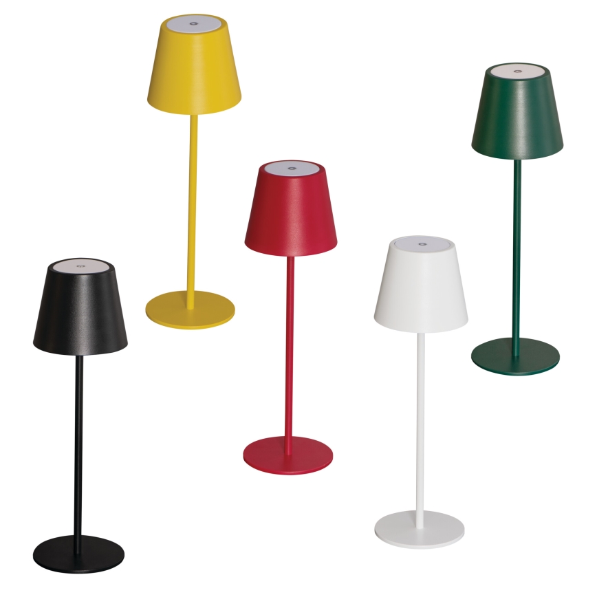 LED Hämardatav laetav laualamp INITA LED/1,2W/1800 mAh IP54 must