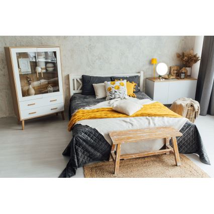 LED Hämardatav laetav laualamp INITA LED/1,2W/1800 mAh IP54 kollane