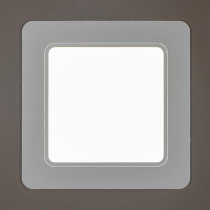 LED vannitoa sisseehitatav laevalgusti TAVO LED/12W/230V 3000/4000/6000K 14,5x14,5 cm IP44 valge