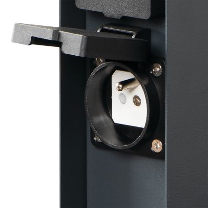 Väli pistikupesadega torn DASTO 2Z Type E 230V IP44 antratsiit