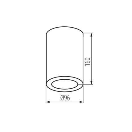 Kohtvalgusti vannituppa AQILO 1xE27/20W/230V IP65 antratsiit
