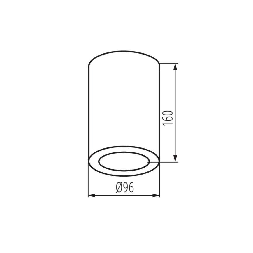 Kohtvalgusti vannituppa AQILO 1xE27/20W/230V IP65 must
