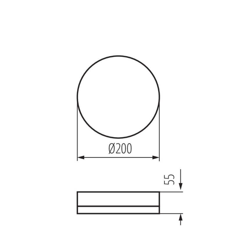LED Tööstuslik laevalgusti IPER LED/19W/230V IK10 IP65 ümmargune valge