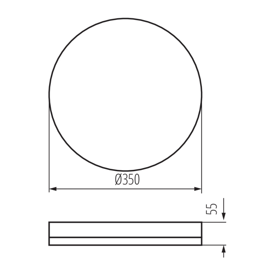 LED Tööstuslik laevalgusti IPER LED/35W/230V IK10 IP65 ümmargune valge