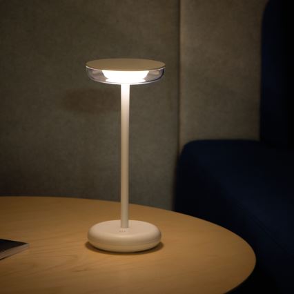 Kanlux 37310 - LED Hämardatav laetav lamp FLUXY LED/1,7W/1800 mAh IP44 valge