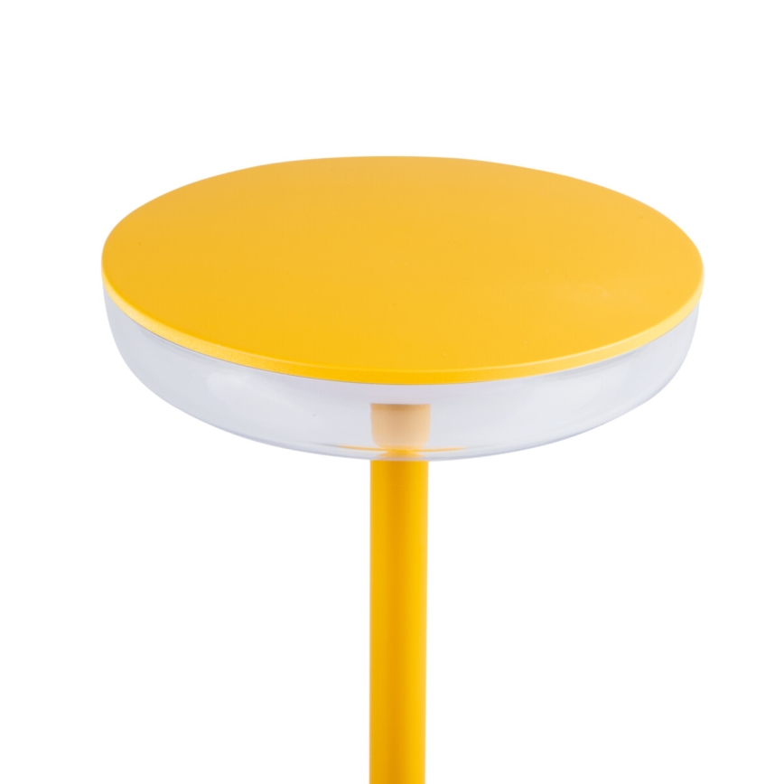 Kanlux 37314 - LED Hämardatav laetav lamp FLUXY LED/1,7W/1800 mAh IP44 kollane