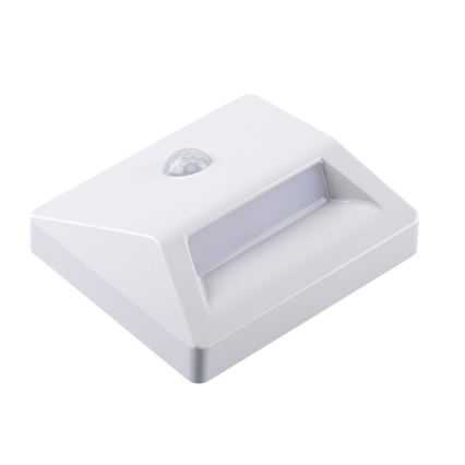 Süvistatav LED-valgusti liikumis- ja hämarusanduriga IRS LED/0,3W/3xAAA IP54 valge
