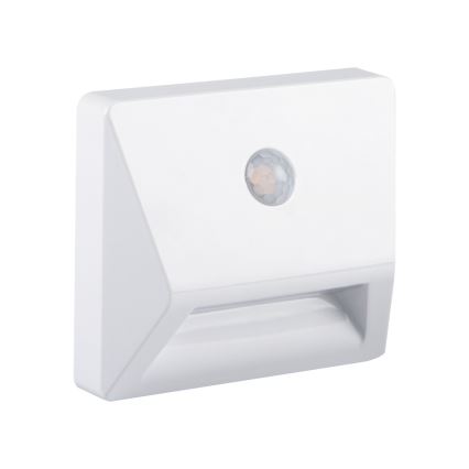 Süvistatav LED-valgusti liikumis- ja hämarusanduriga IRS LED/0,3W/3xAAA IP54 valge