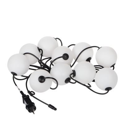 LED Väli dekoratiivne kett GARLAND STONO 10xLED/10W/230V 6m IP67