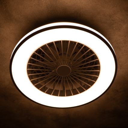 LED Hämardatav laeventilaator valgustiga PLAVE LED/48W/230V 3000/4000/6500K + kaugjuhtimispult