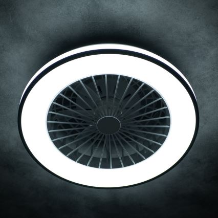 LED Hämardatav laeventilaator valgustiga PLAVE LED/48W/230V 3000/4000/6500K + kaugjuhtimispult