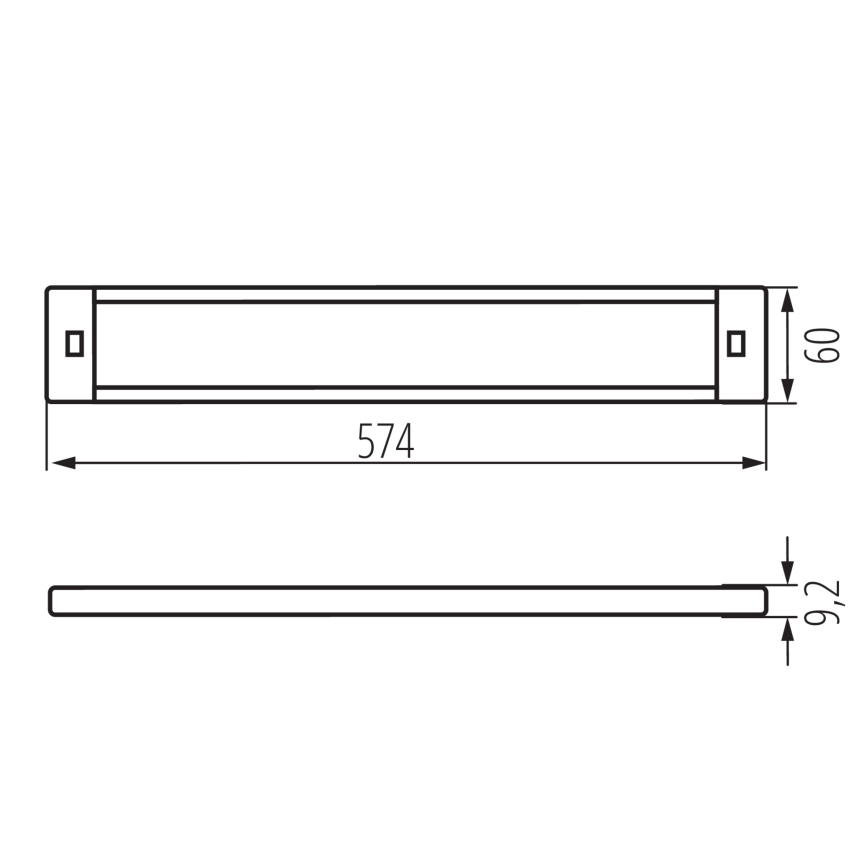 LED Hämardatav mööblivalgustus liikumisanduriga DAXA LED/9W/24V 3000/4000/5500K