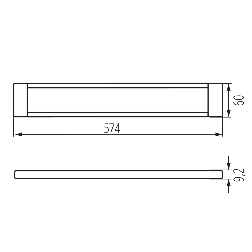 LED Hämardatav mööblivalgustus DAXA LED/9W/24V 3000/4000/5500K