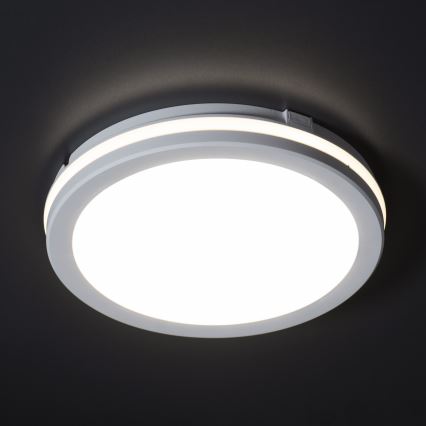 LEd Väli laevalgusti BENO ECO LED/12W/230V 3000/4000/6500K d. 20 cm IP65 valge