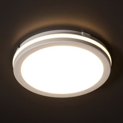 LEd Väli laevalgusti BENO E LED/20W/230V 3000/4000/6500K d. 20 cm IP65 valge