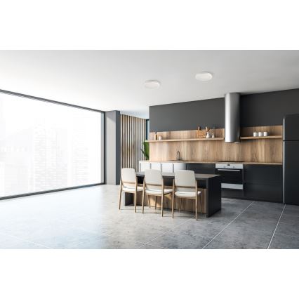LEd Väli laevalgusti BENO E LED/40W/230V 3000/4000/6500K d. 40 cm IP65 valge
