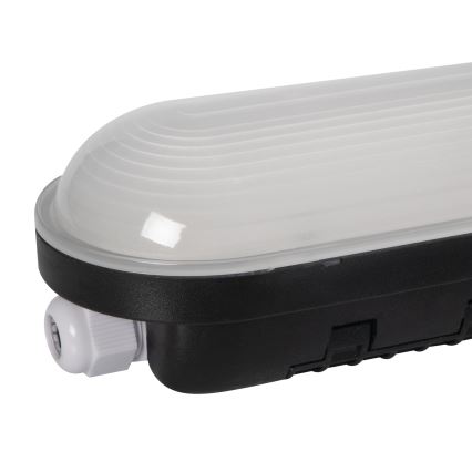 LED Tööstuslik luminofoorvalgusti MAH MAX LED/18W/230V 4000K IP65 must