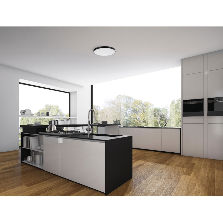 LED Hämardatav laevalgusti PLAFON LED/20W/230V 3000-6500K Wi-Fi must