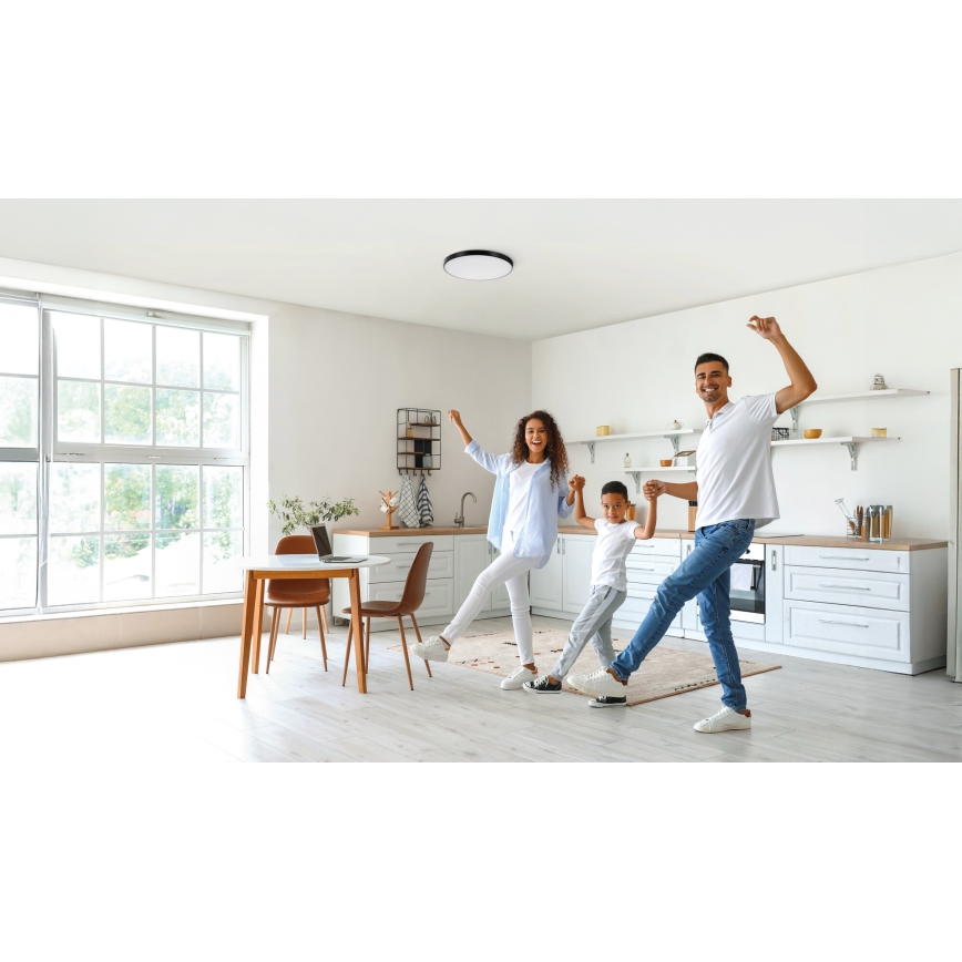 LED Hämardatav laevalgusti PLAFON LED/20W/230V 3000-6500K Wi-Fi must