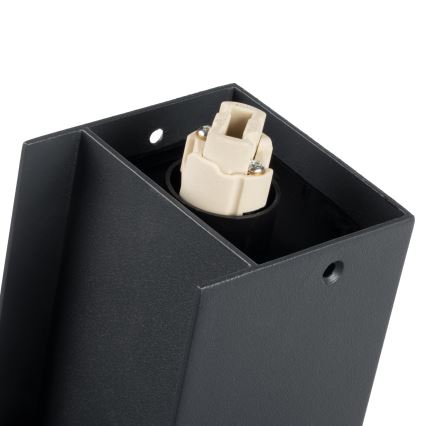 Välivalgusti DASTEN 1xG9/11W/230V 30 cm IP44 must